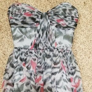 Erin Fetherston Abstract Animal Strapless Dress 2